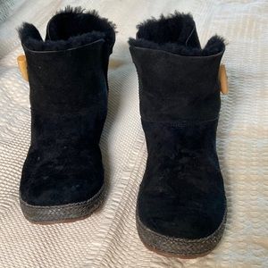 Black UGG booties